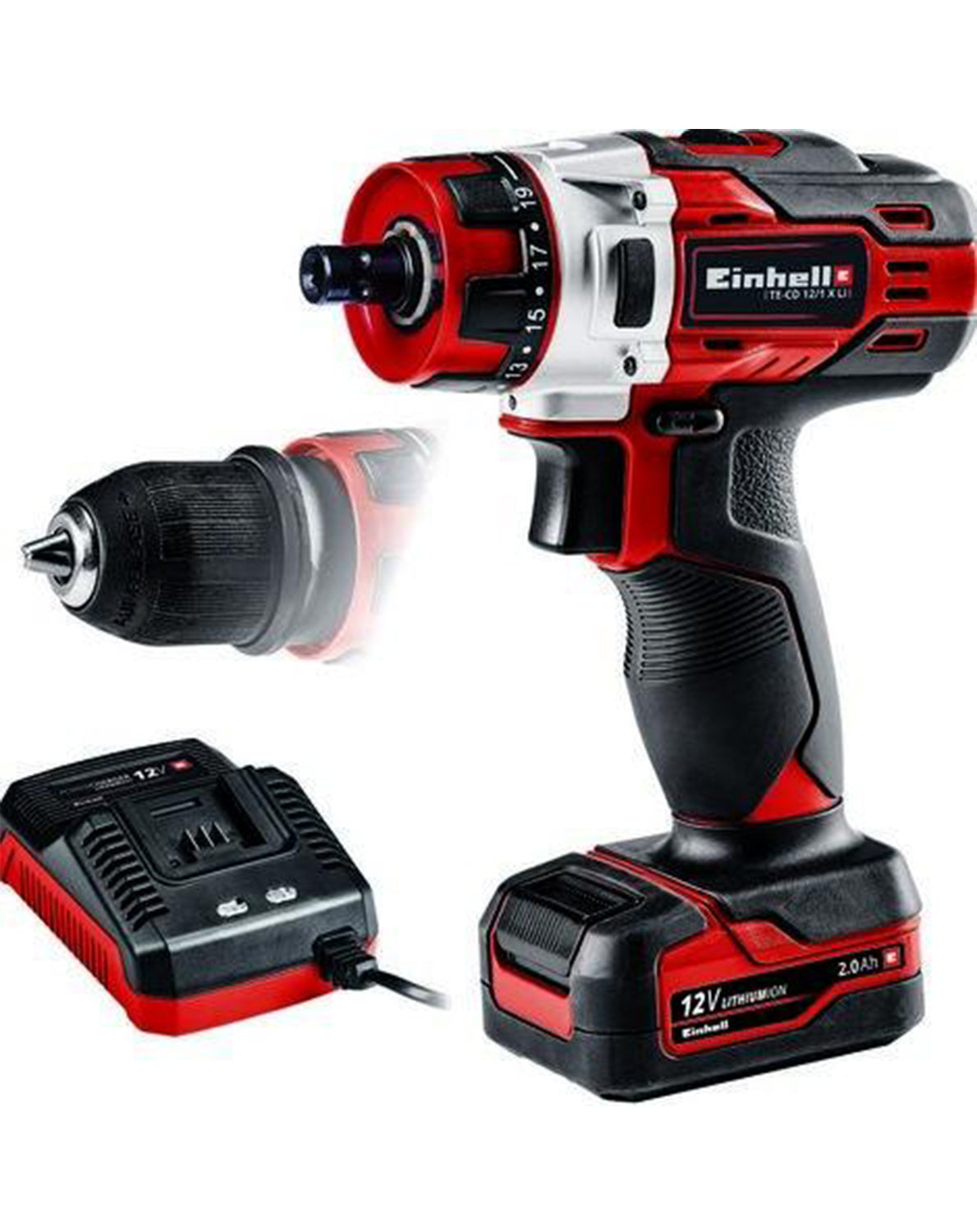 EINHELL TRAPANO AVVITATORE CORDLESS DRILL TE-CD 12/1 Li Amorelegnami